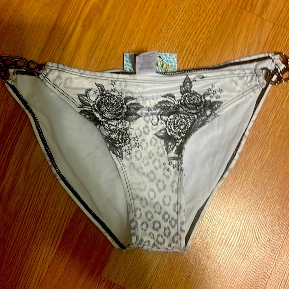 Sinful by Affliction Bikini Bottom Chain Rose XL